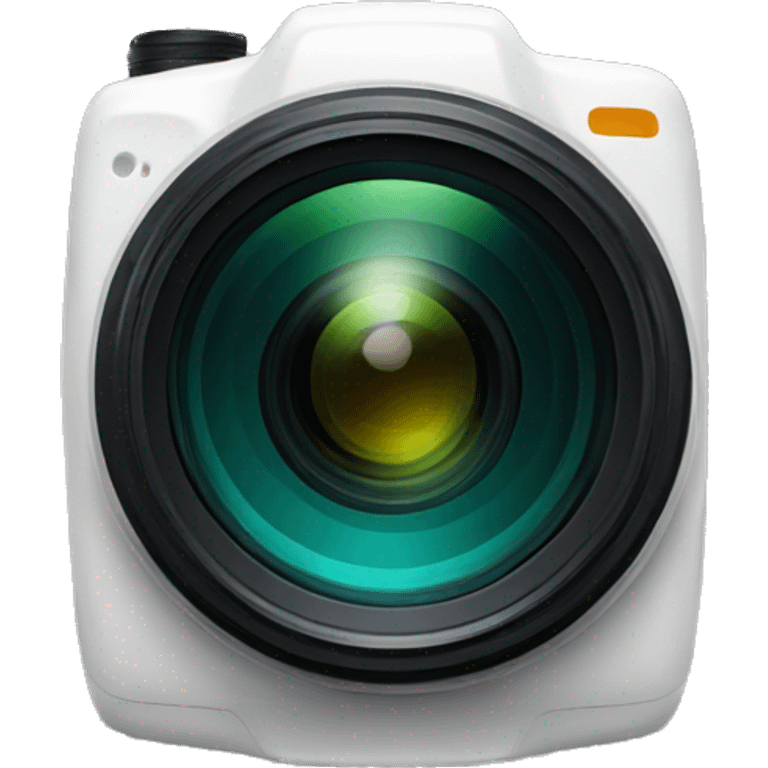 digital camera lens emoji