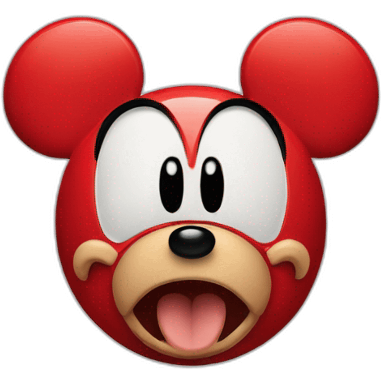 angry Mickey Mouse emoji