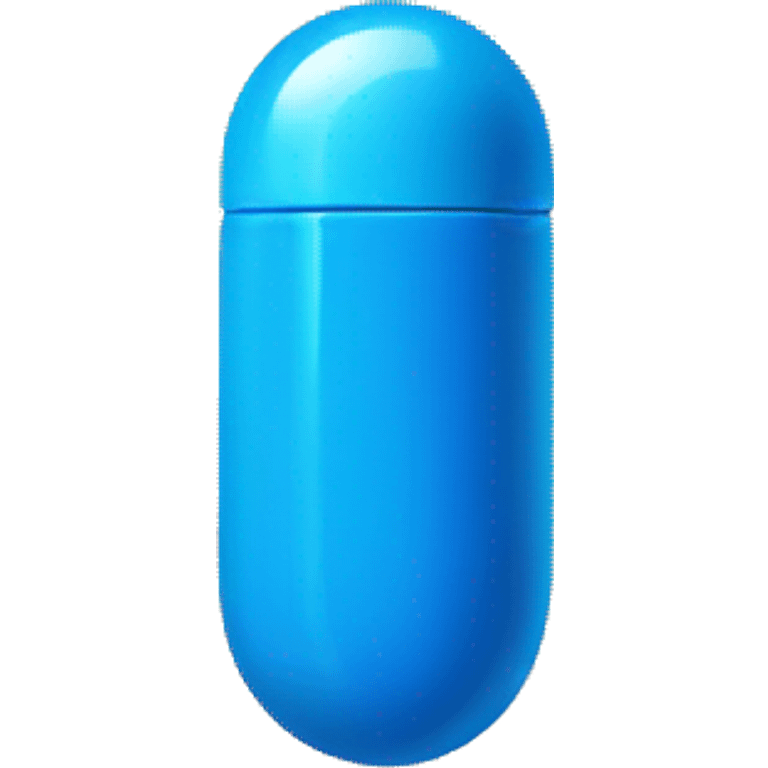 Blue capsule emoji