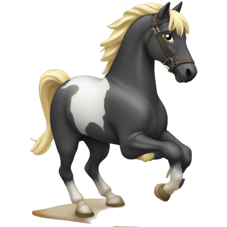 Cheval qui saute  emoji