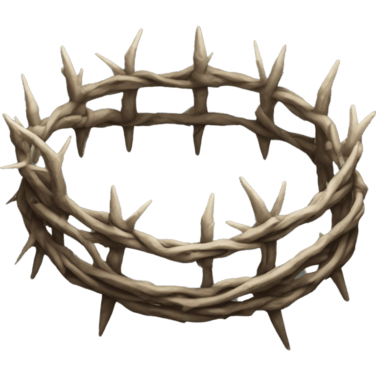 crown of thorns emoji