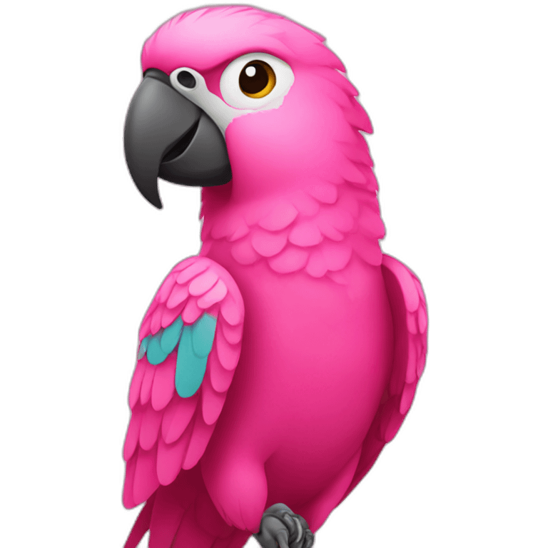 pink-parrot emoji