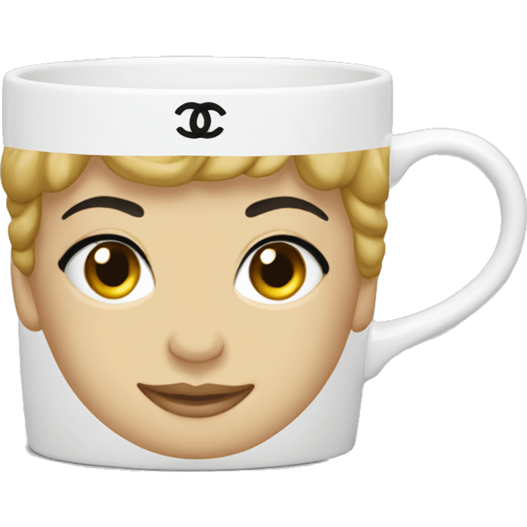 Chanel Coffee mug emoji