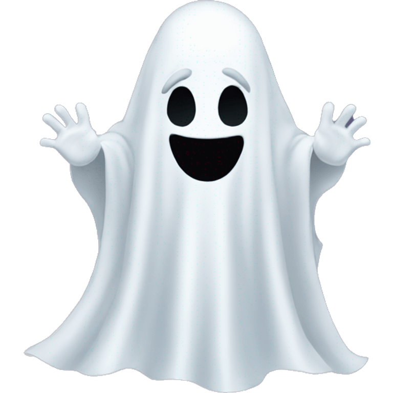 ghost costume wave  emoji