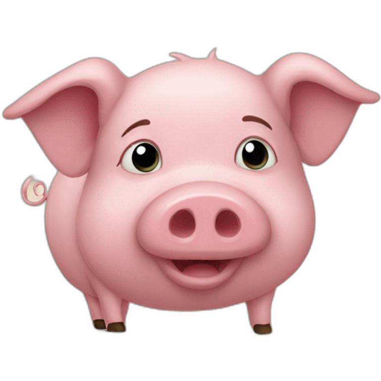 a book named pig emoji