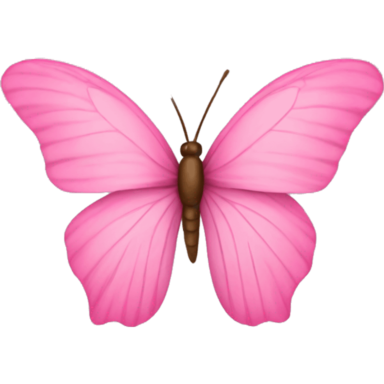 Mariposa rosa emoji