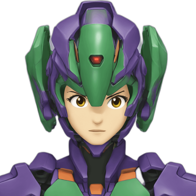 Evangelion Eva 01 mecha emoji