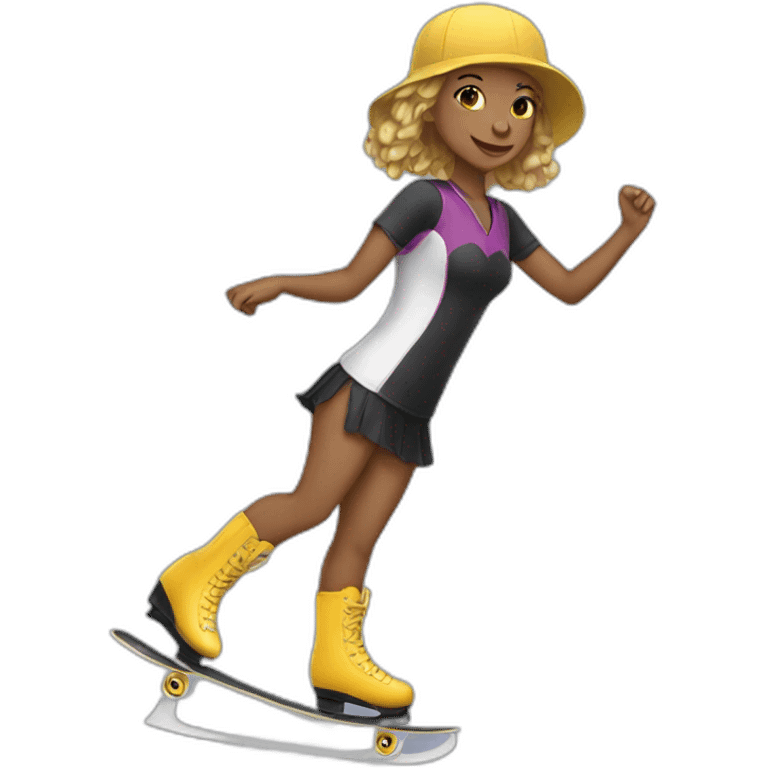 Patineuse emoji