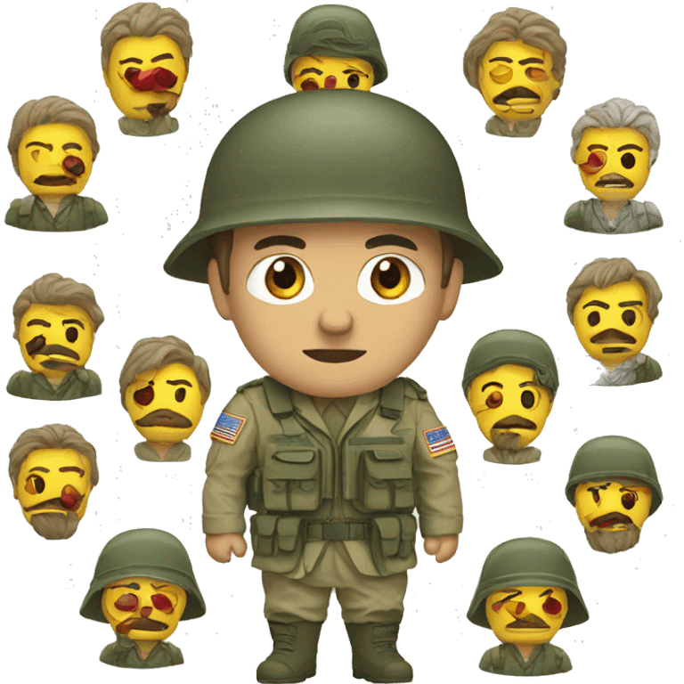 war analyst colorful emoji