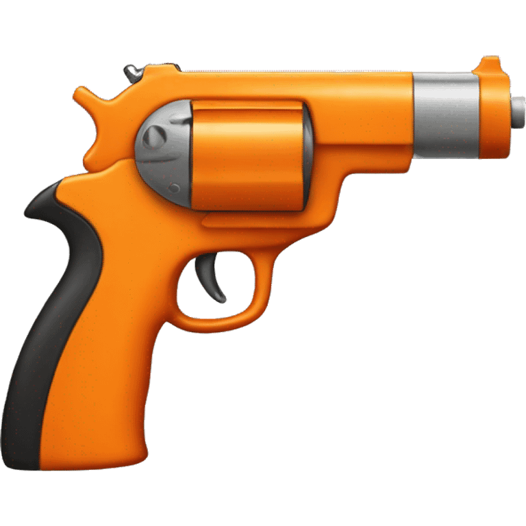 Orange gun emoji