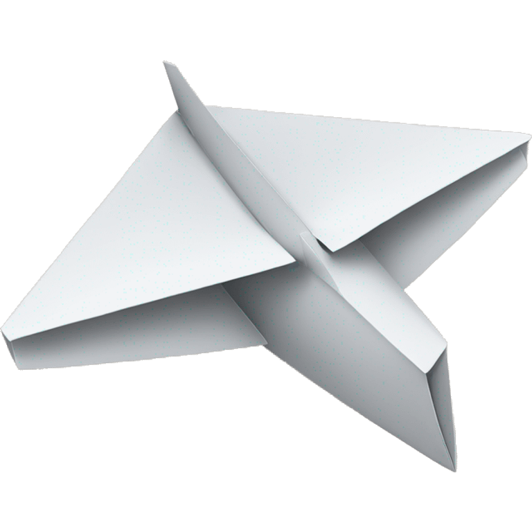 realistic paper airplane emoji