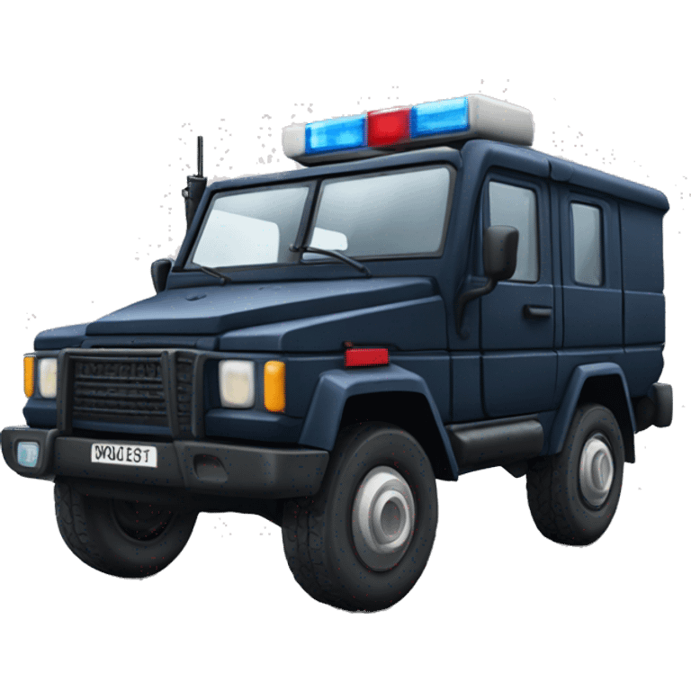 Gelendwagen police  emoji