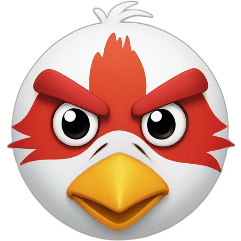 Angry bird in Japan emoji