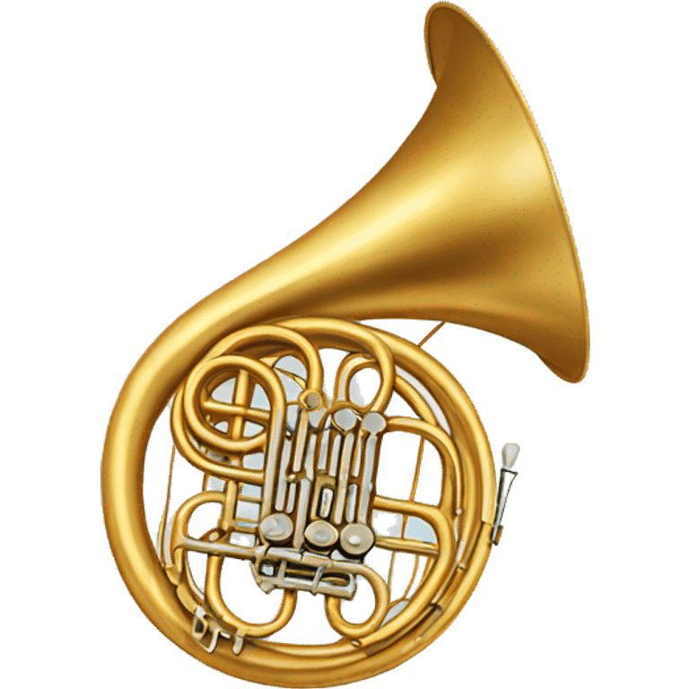 French horn emoji