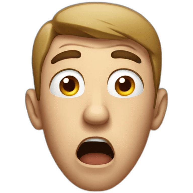 shocked guy emoji