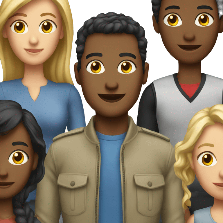 a team of four start founder emoji