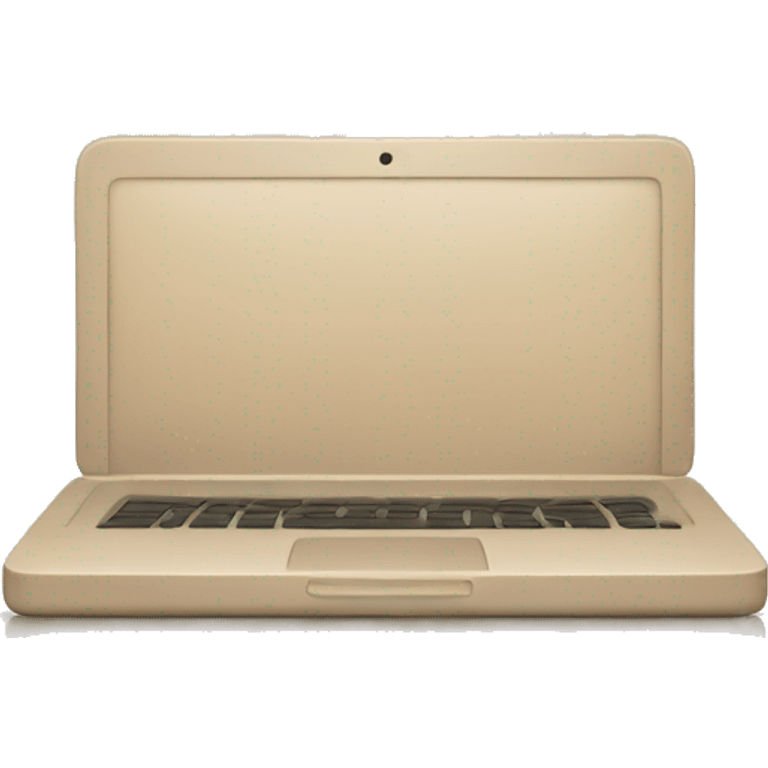 beige laptop emoji