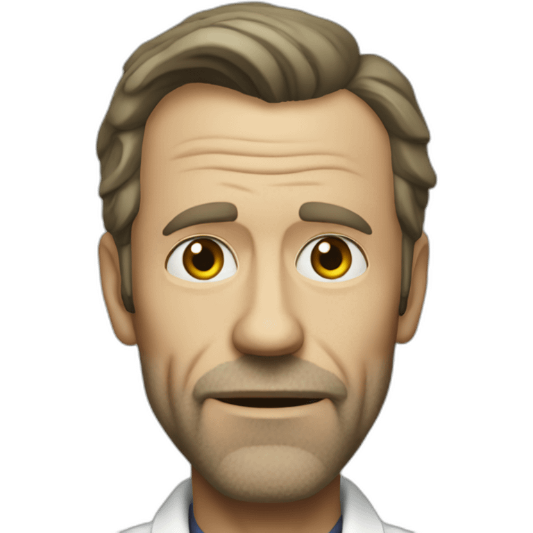 Dr. Gregory House from "House M.D." emoji