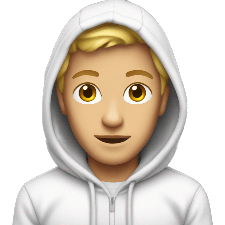 White hoodie emoji