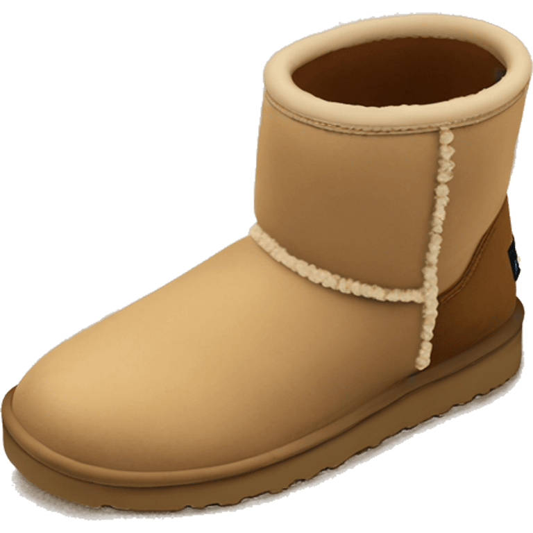 ugg mini boots in the sand color emoji