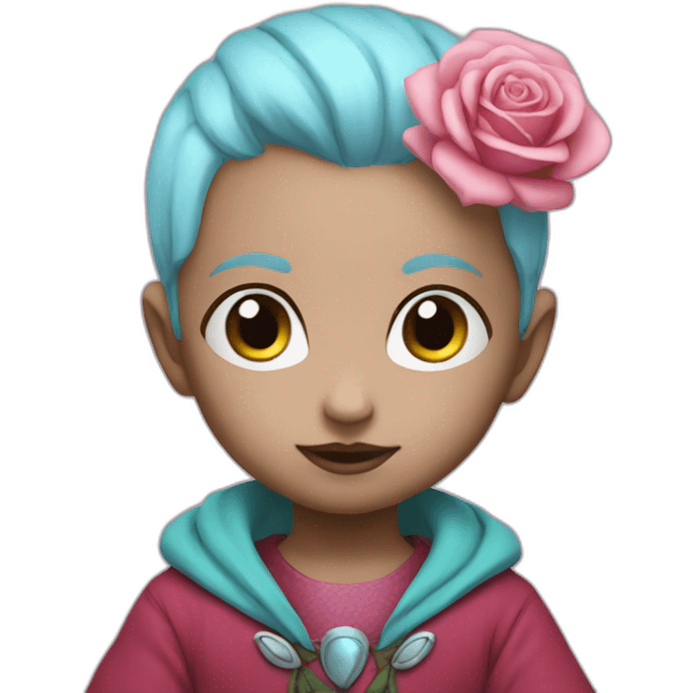 Baby whis rose emoji