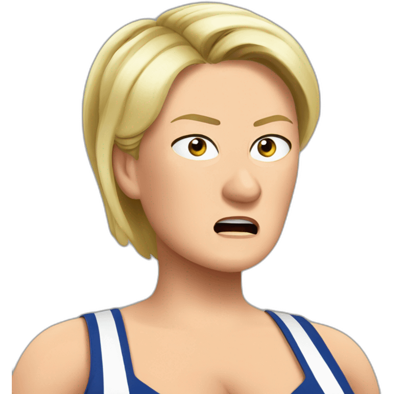 marine le pen angry emoji