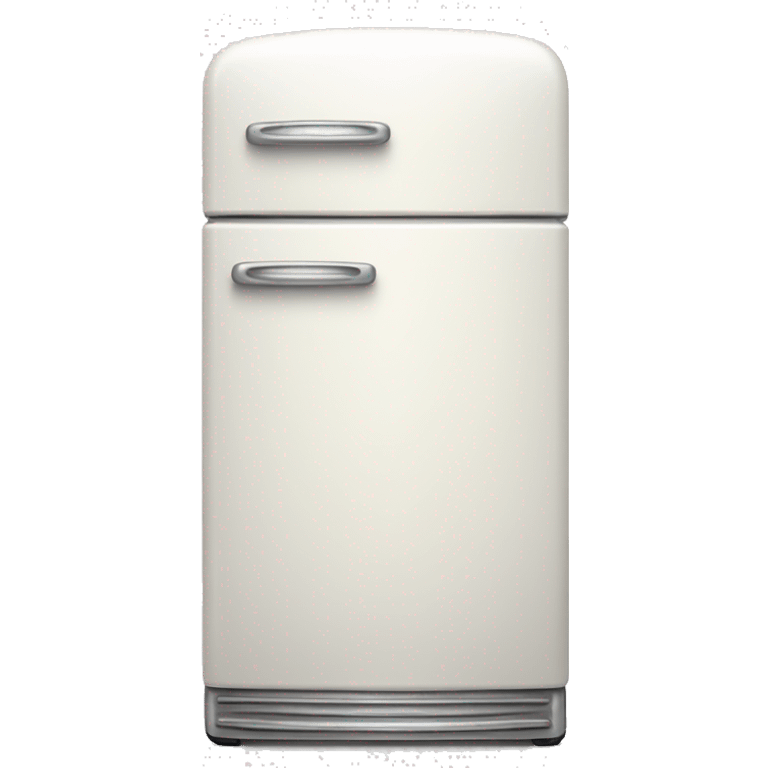 white vintage fridge emoji