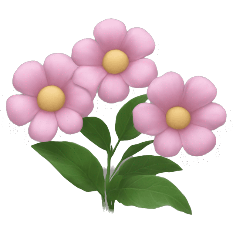 pink moon flowers emoji