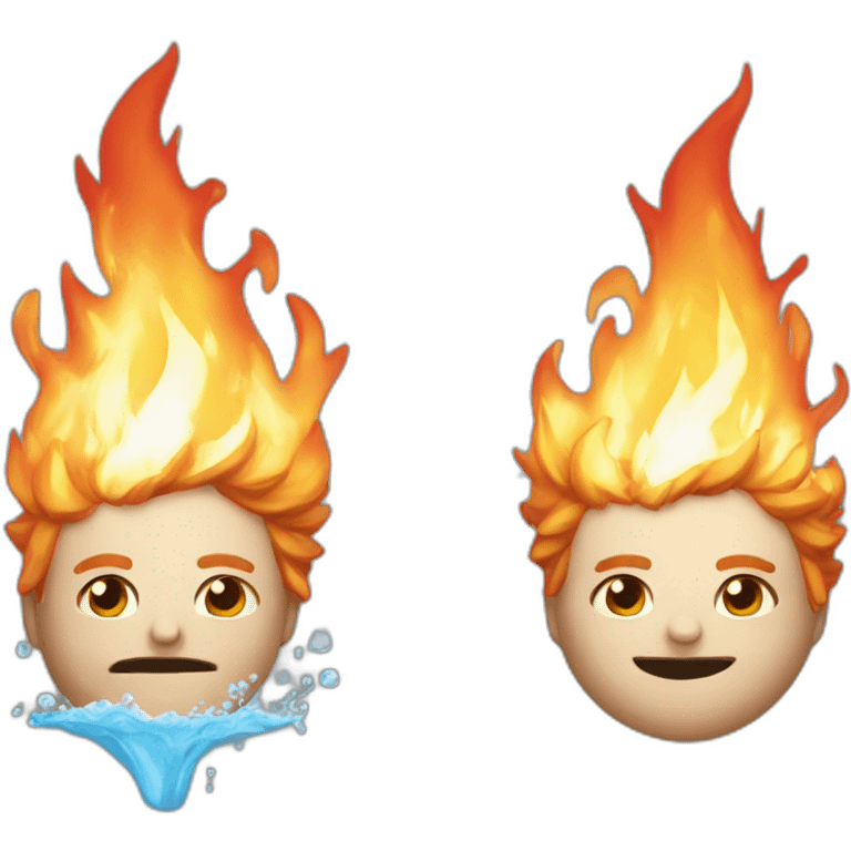 fire+water emoji