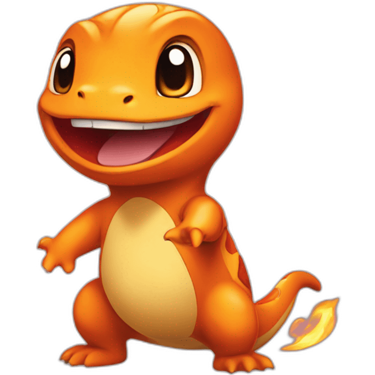 Charmander happy emoji