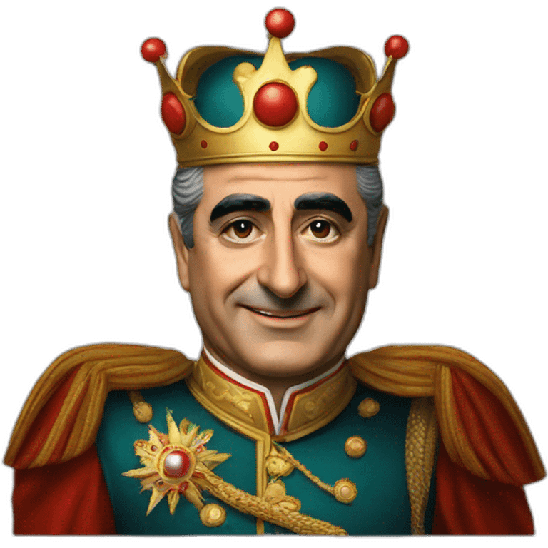 King Reza Pahlavi Clown emoji