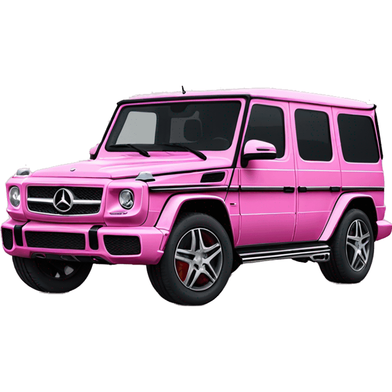 Pink Mercedes G wagon emoji