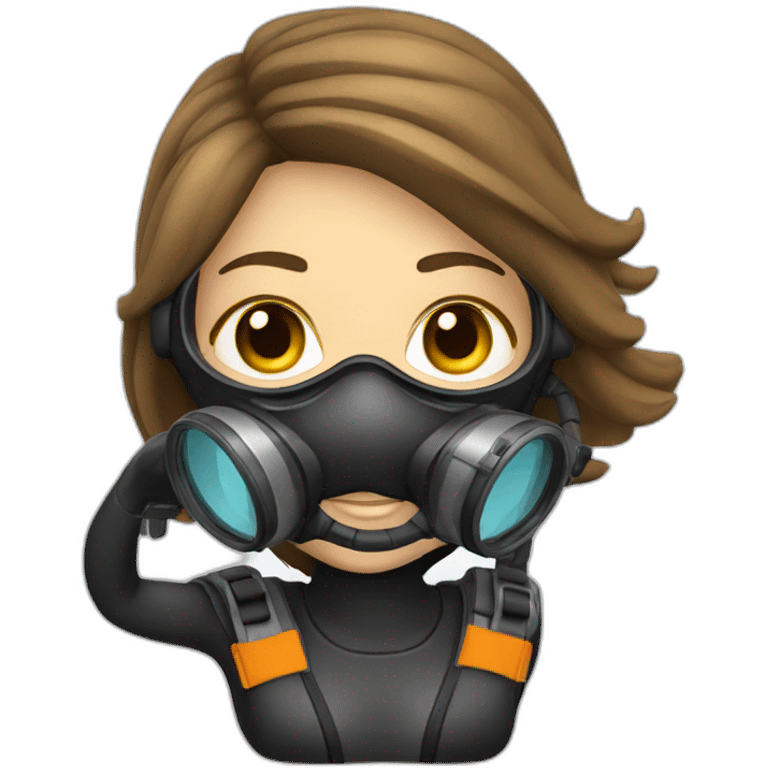 scuba female diver emoji