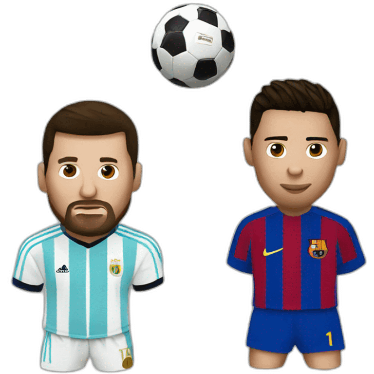 Messi vs ronaldo emoji