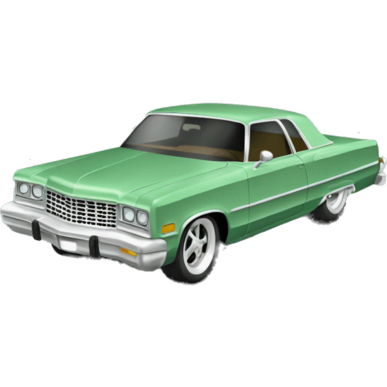 sage green lowrider car  emoji