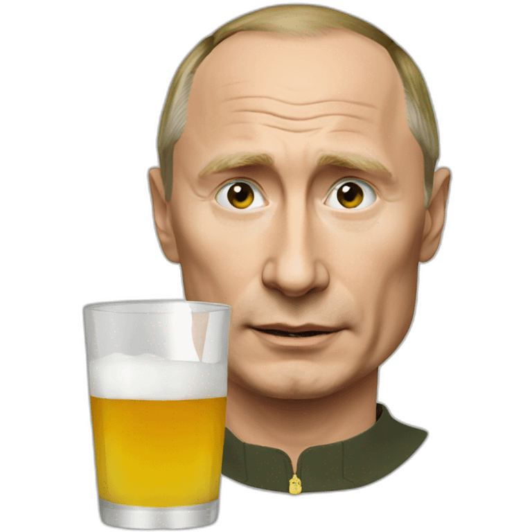 Putin drinking emoji