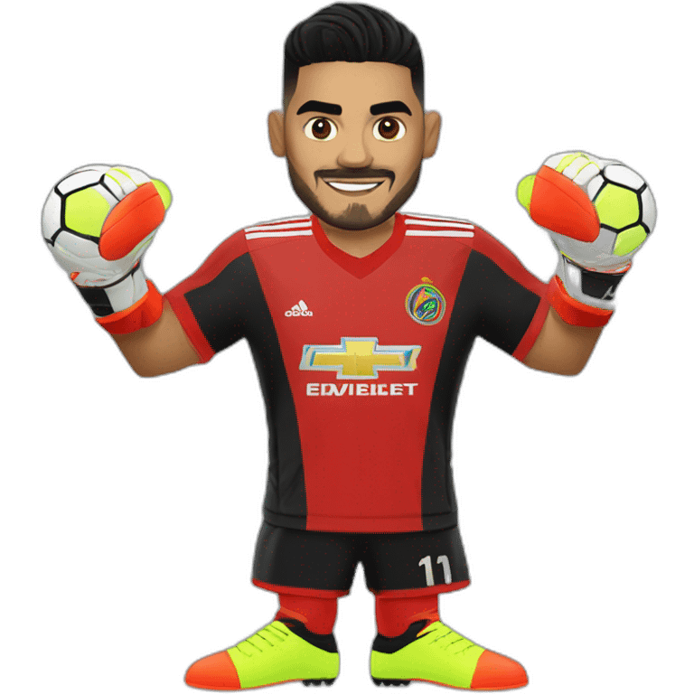 sergio romero goalkeeper with copa libertadores emoji