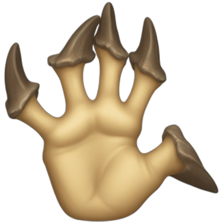 velociraptor claw emoji