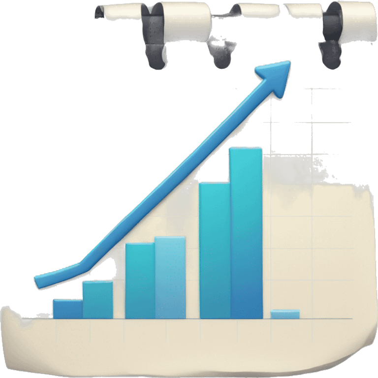 emoji showing increasing productivity chart emoji