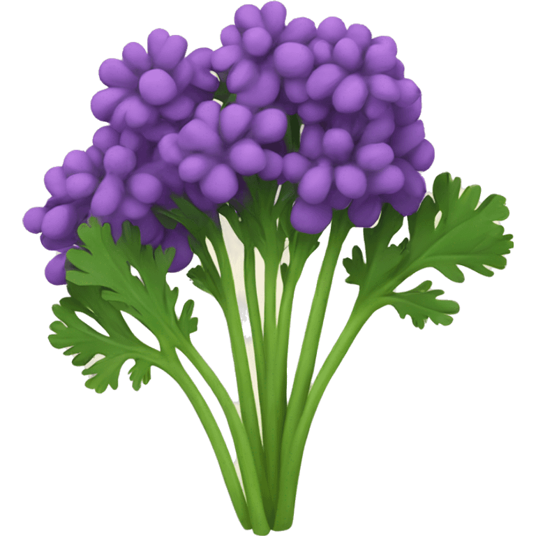 purple parsley emoji