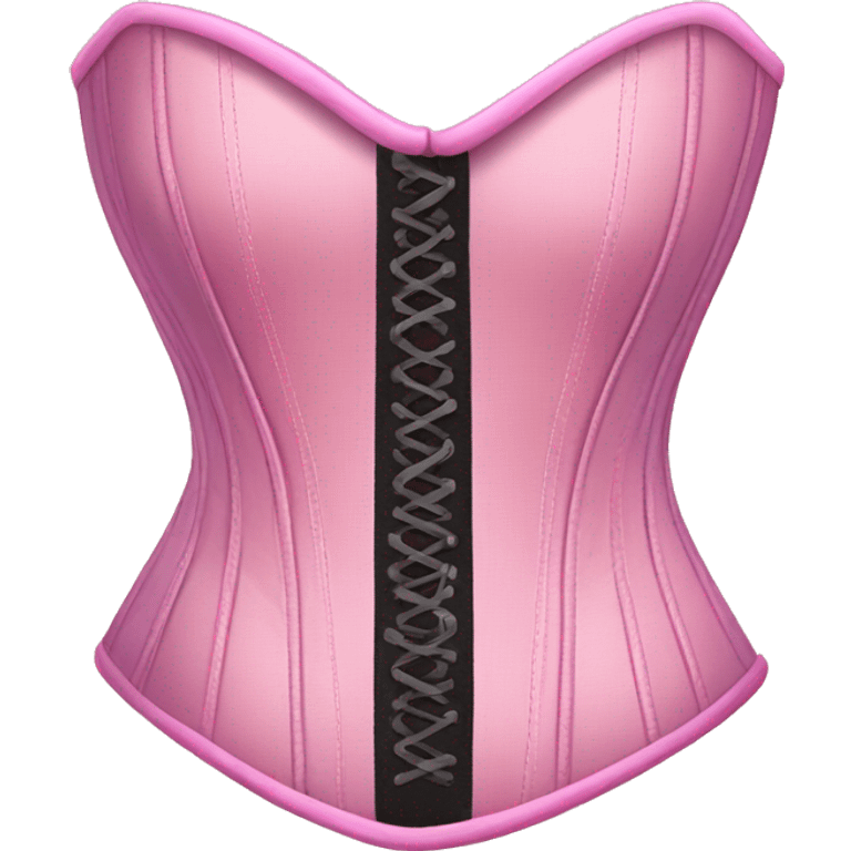 Pink corset emoji