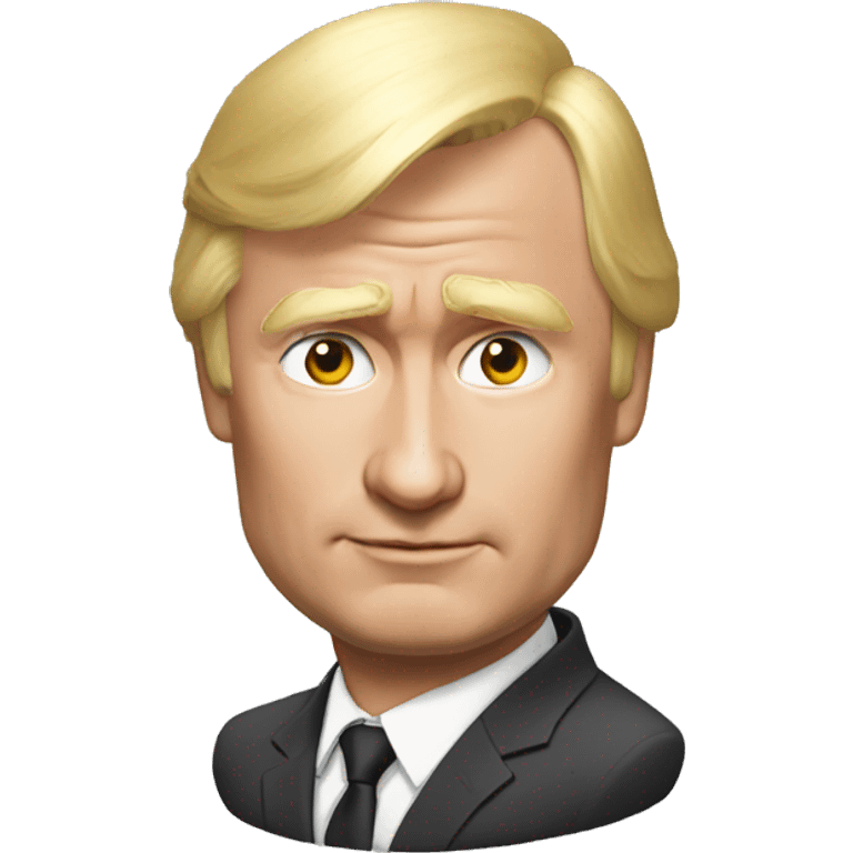 putin with trumps hair style emoji