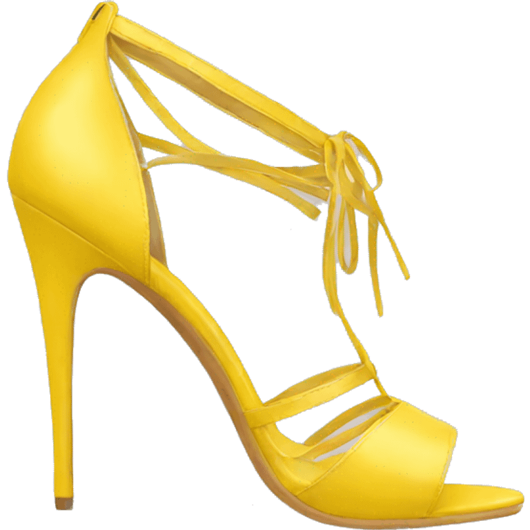 Yellow heels emoji