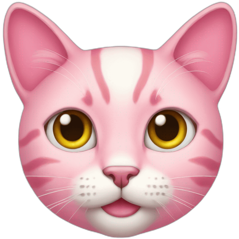 Cat pink emoji