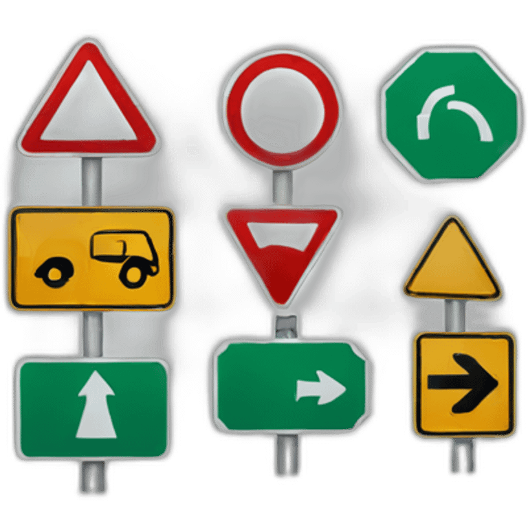 traffic sign emoji