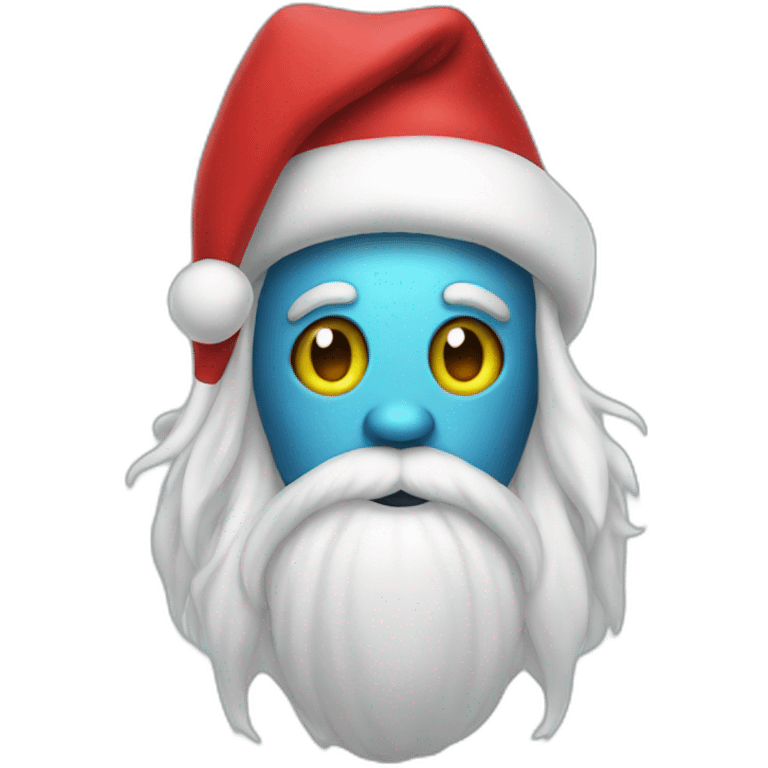 alien santa emoji