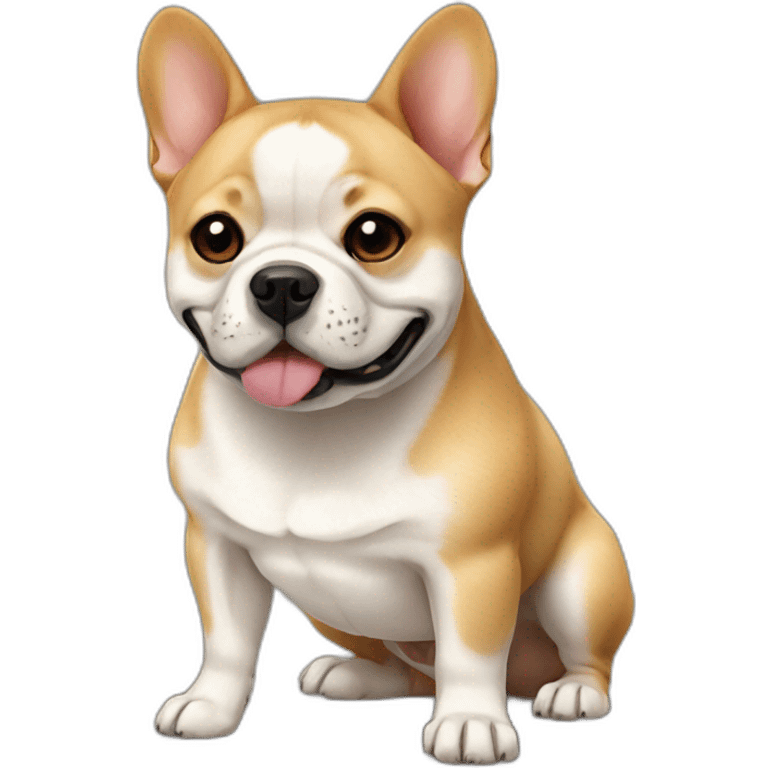 french bulldog shiba inu black snout emoji