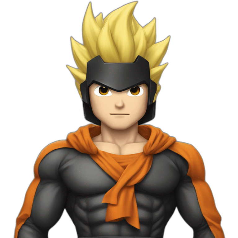 tiziano ferro dressed with goku suit emoji