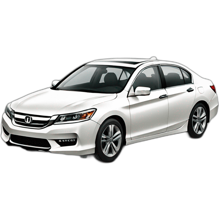 Honda accord white 2015 emoji