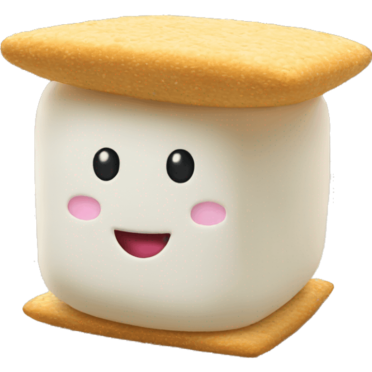 marshmallow wearing cracker hat emoji